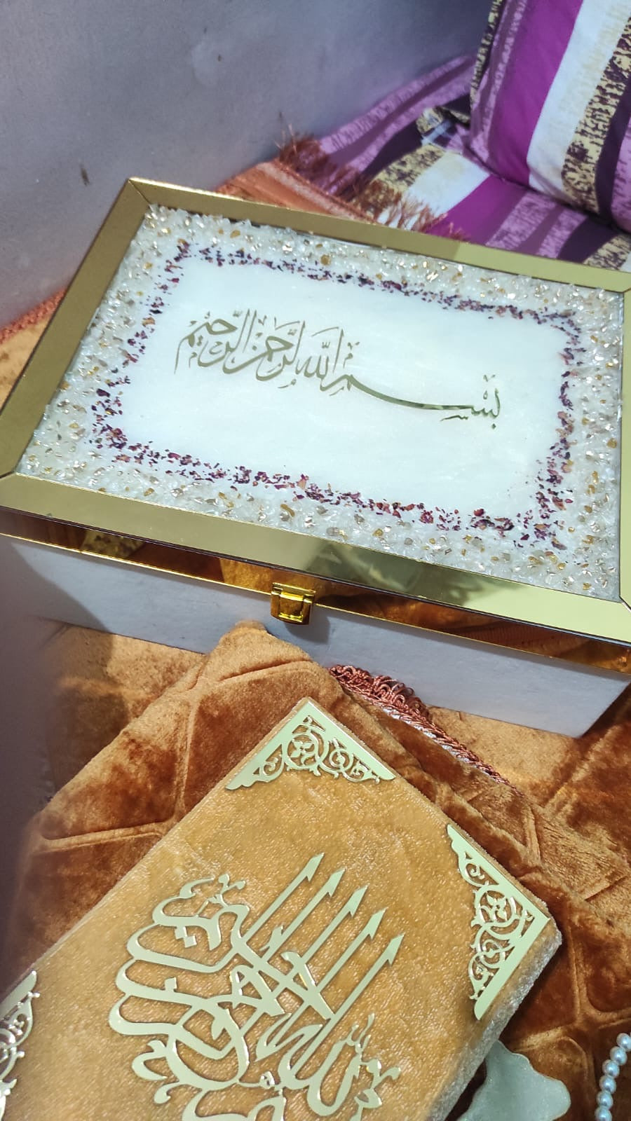 Rose Gold Luxury Quran Set