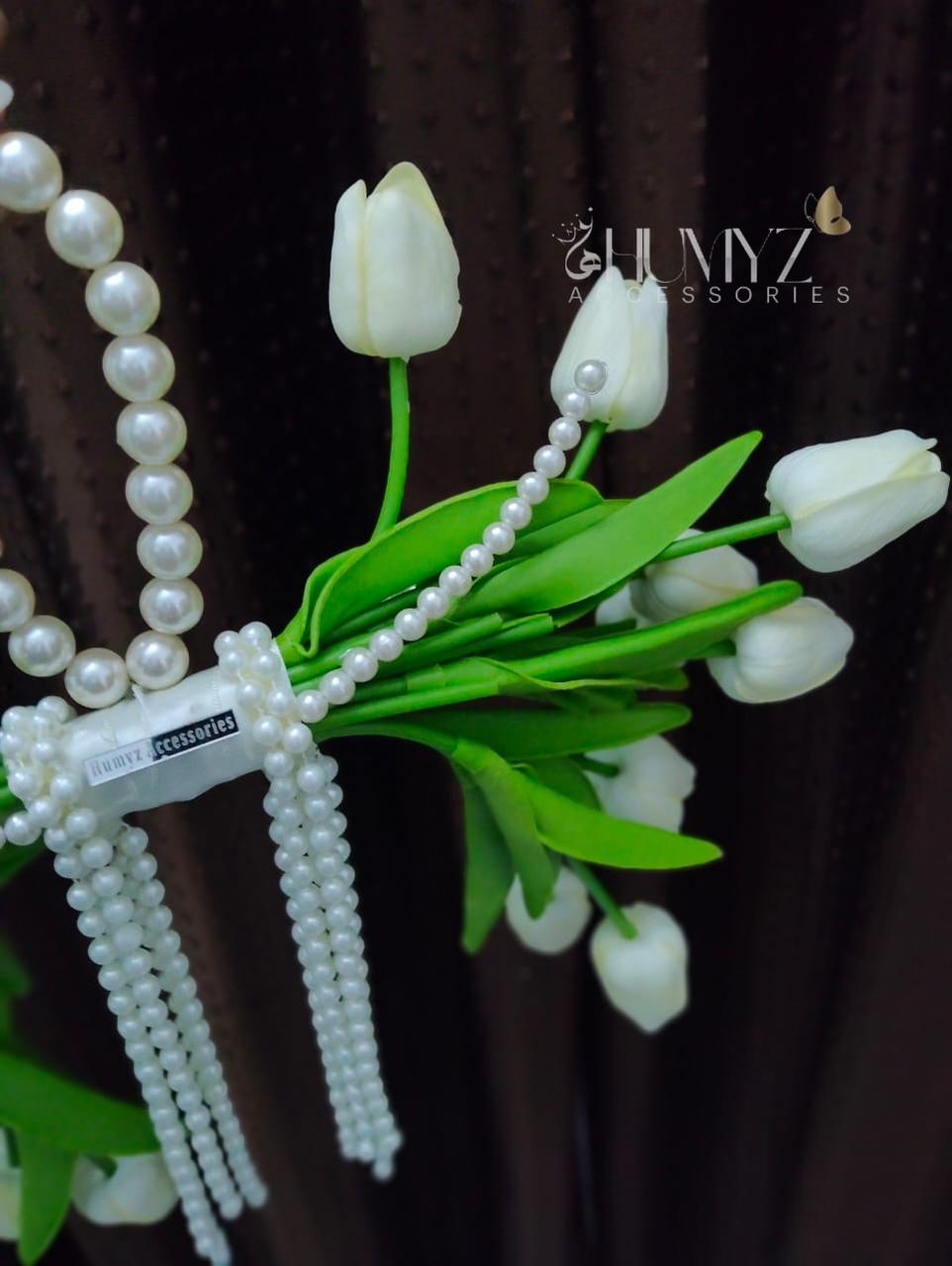 Turkey style luxury pearl Tulips Bouquet