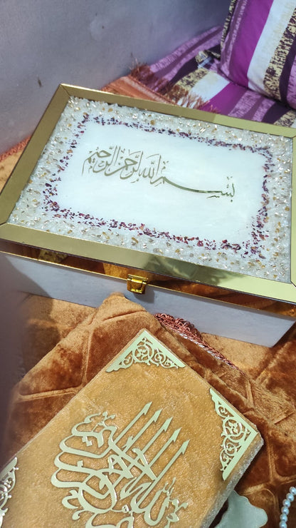 Rose Gold Luxury Quran Set